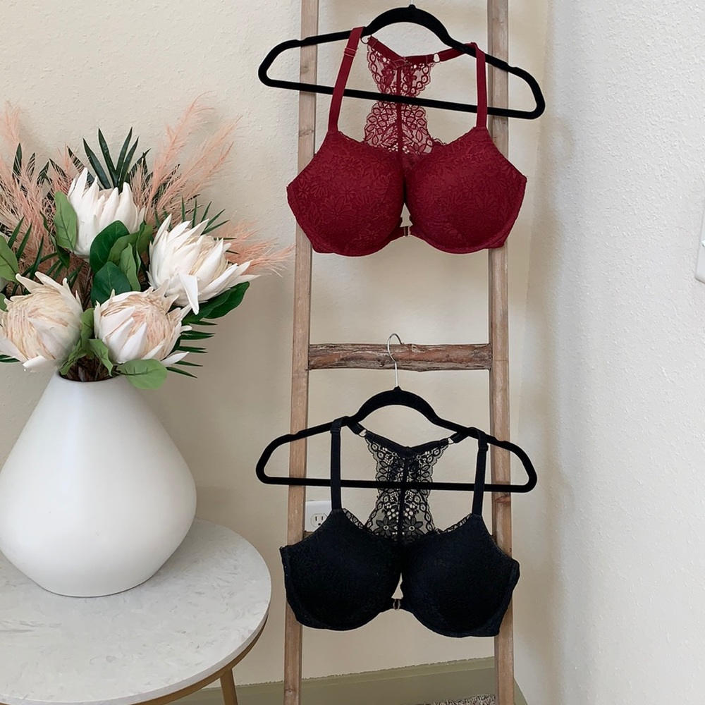 Lacey push up bras - bundle! - lace back design